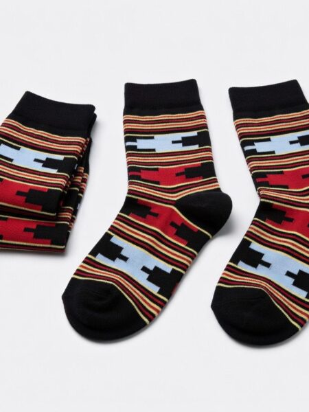 Rize Keşanı Desenli Çorap