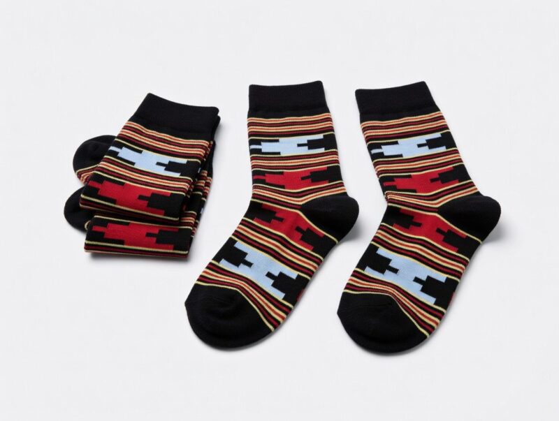 Rize Keşanı Desenli Çorap